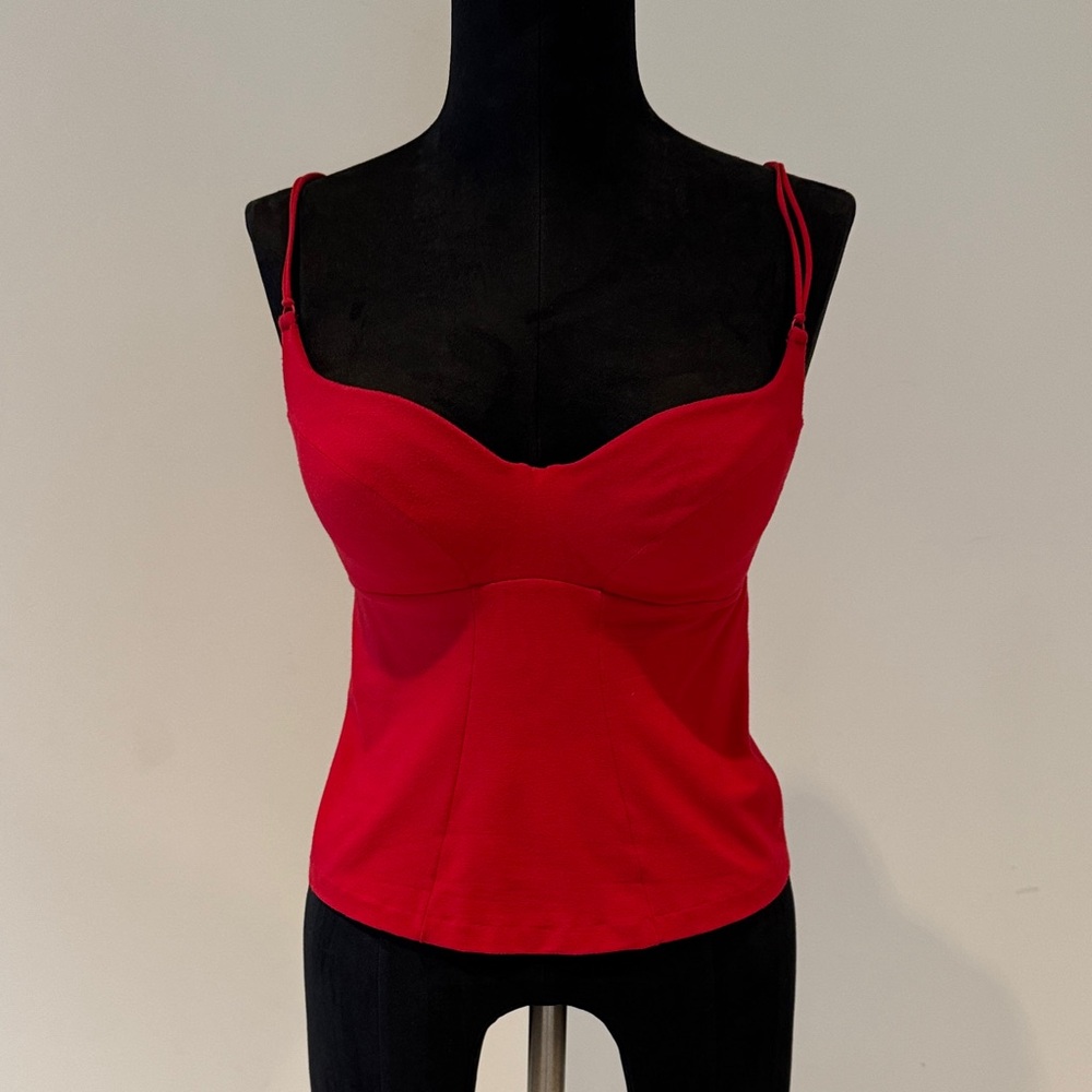Cosabella Vibrant Red Bra top